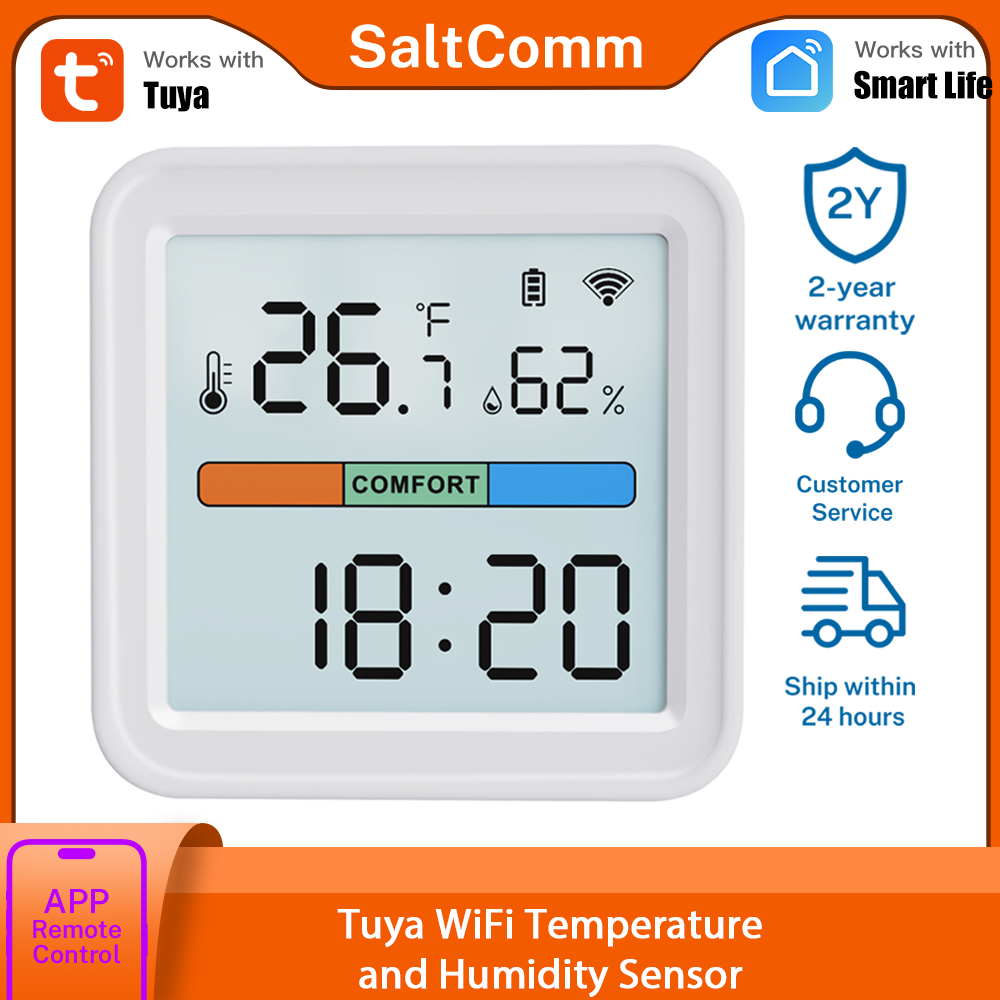 Smart Home Tuya - Tuya New WiFi Temperature Humidity Sensor