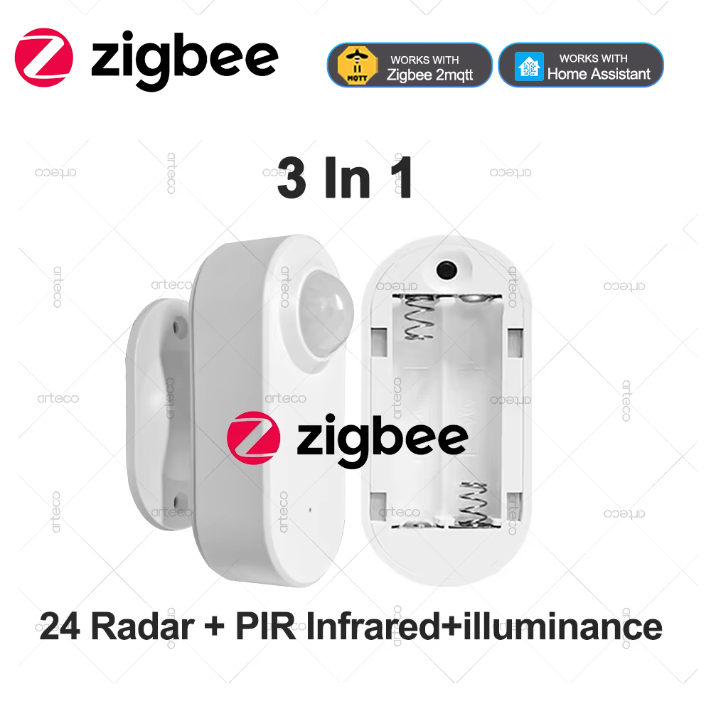 Pir Motion Sensor - 3 In 1 Zigbee Human Presence