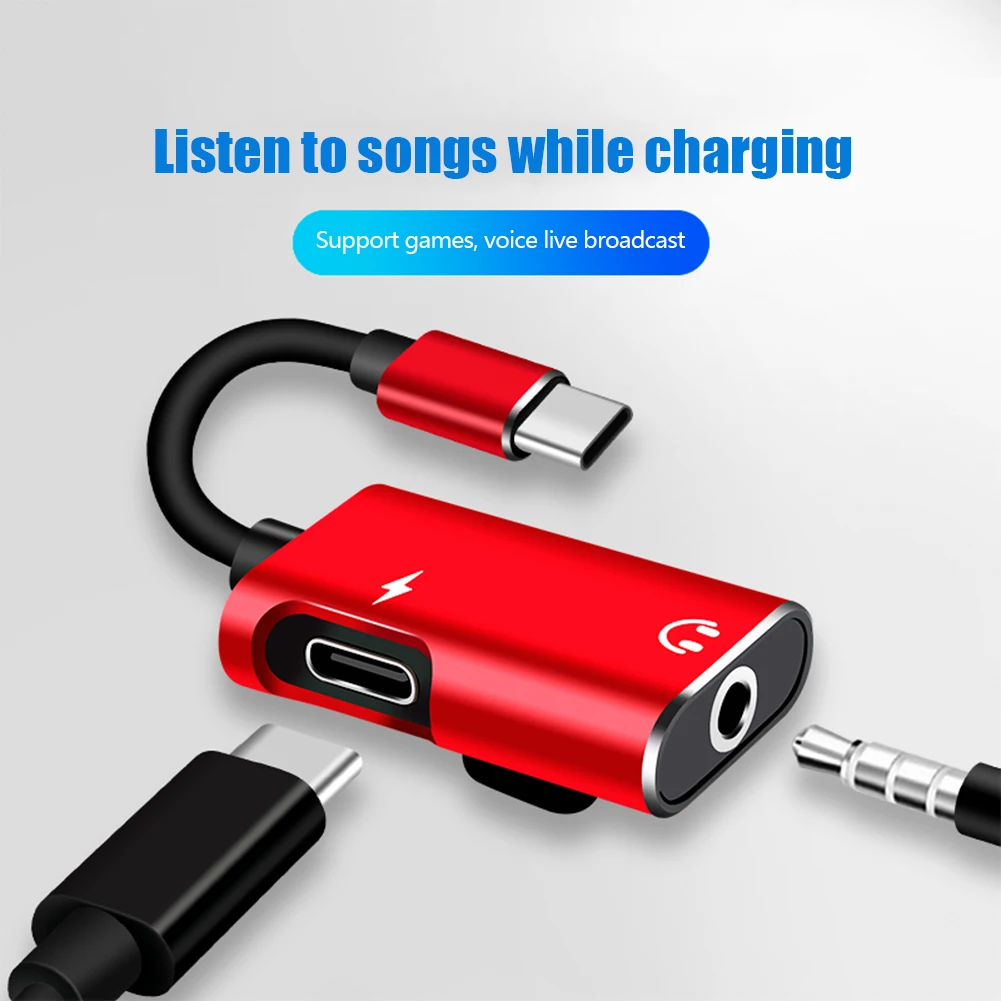 Smart Home Xiaomi - 2-in-1 USB-C to 3.5mm Jack Adapter