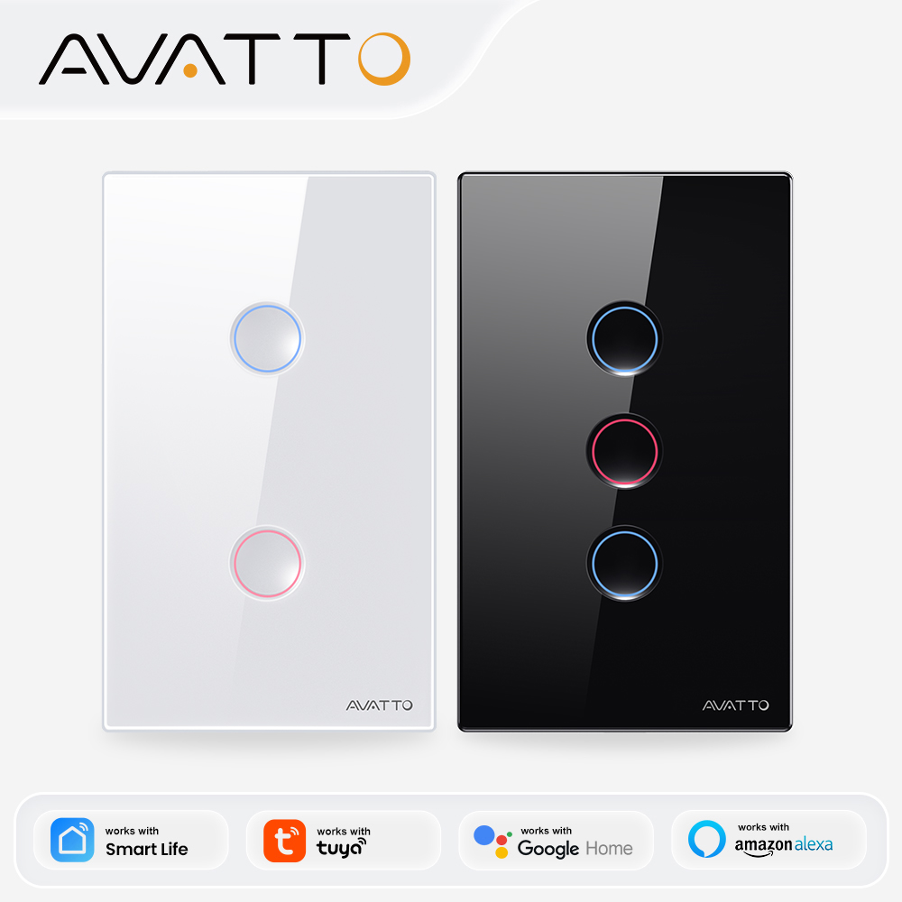 Smart Home Tuya - AVATTO 1/2/3/4 Gang ZigBee Smart Light