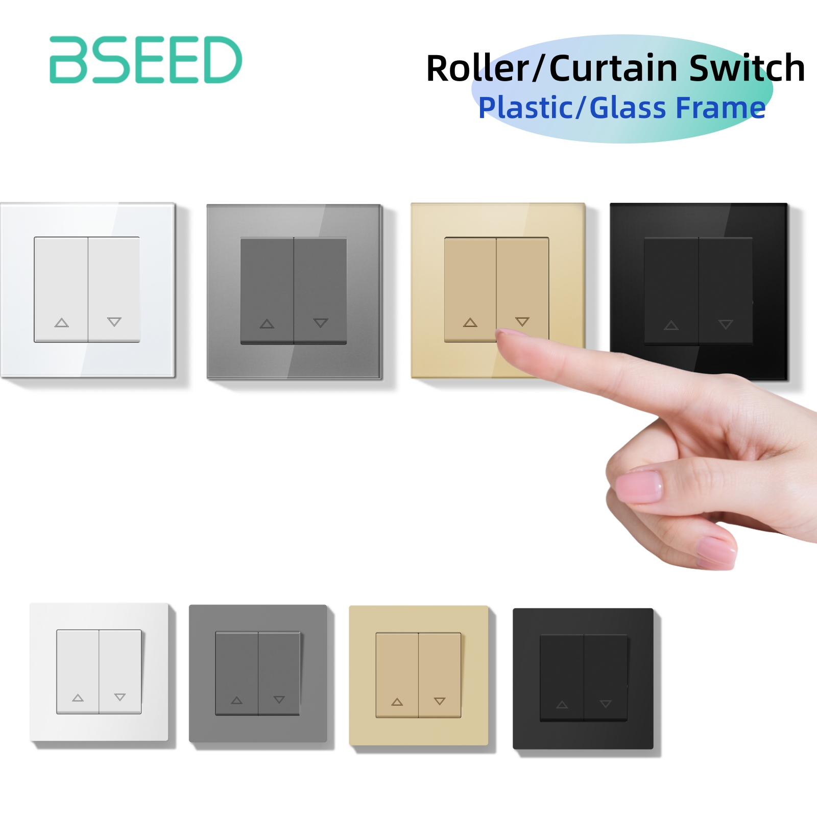 BSEED E Series Mechanical Curt - Smart Home Yellow ulasan dan harga