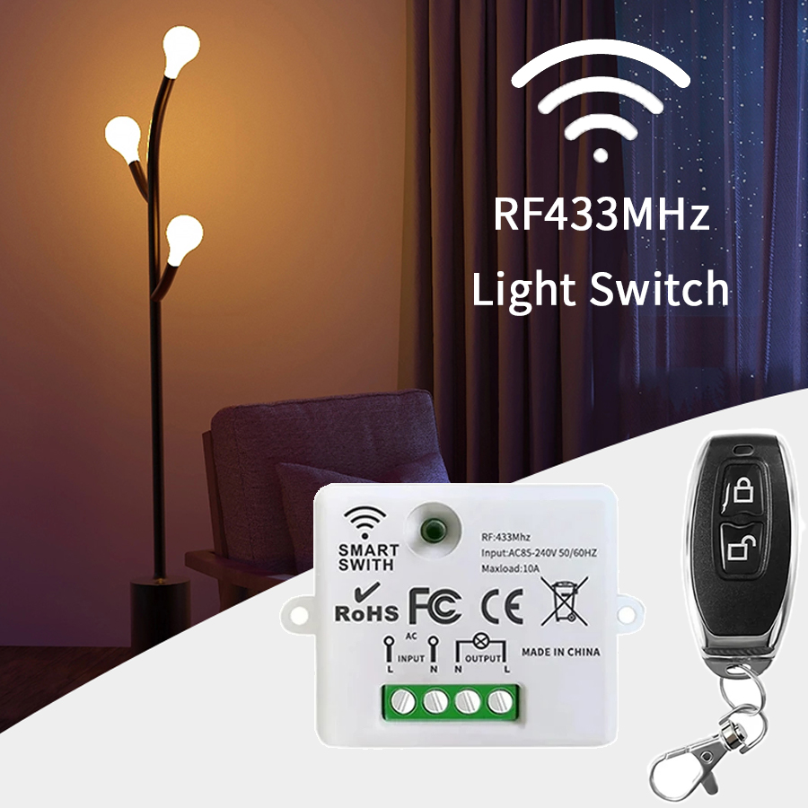 RF 433MHz Wireless Remote Cont - Smart Home Simple ulasan dan harga