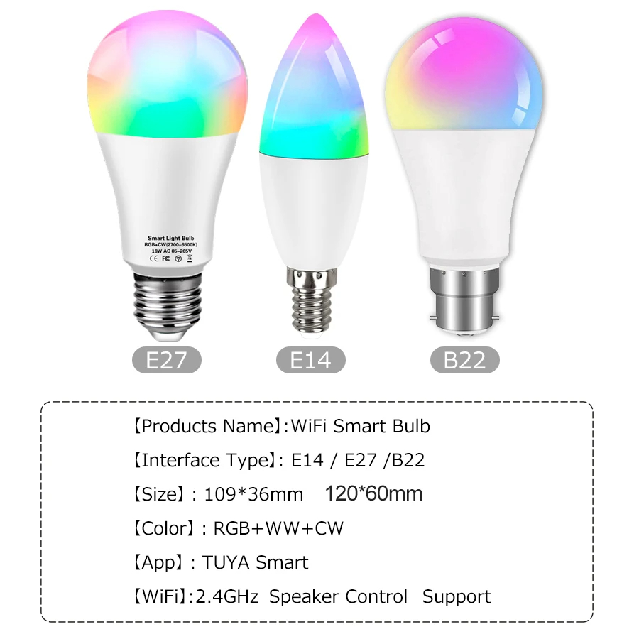 Tuya Smart WiFi Bulb Alexa Lam - Smart Home Yellow ulasan dan harga