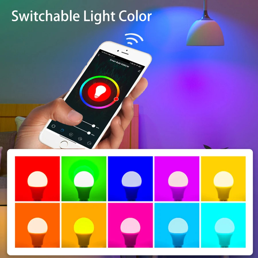 Tuya Smart WiFi Bulb Alexa Lam - Smart Home Yellow ulasan dan harga