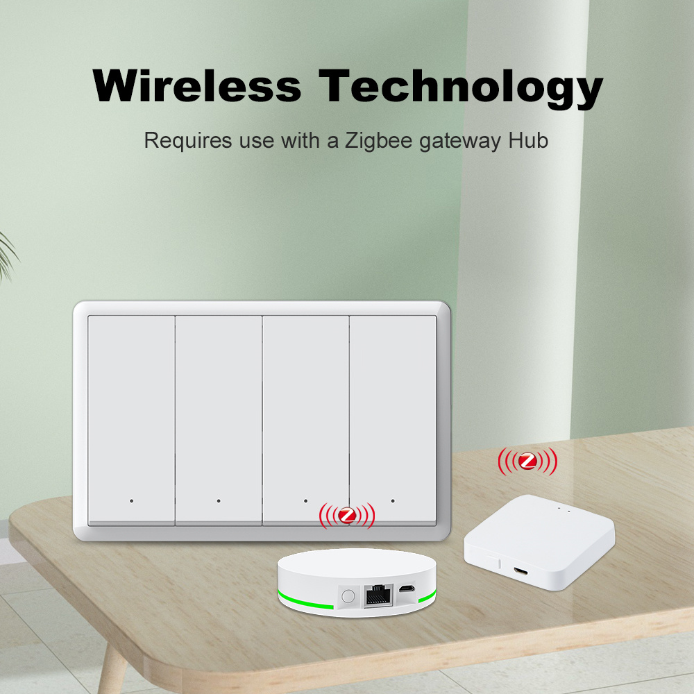 Manhot Smart zigbee Switch No  - Smart Home Tuya ulasan dan harga
