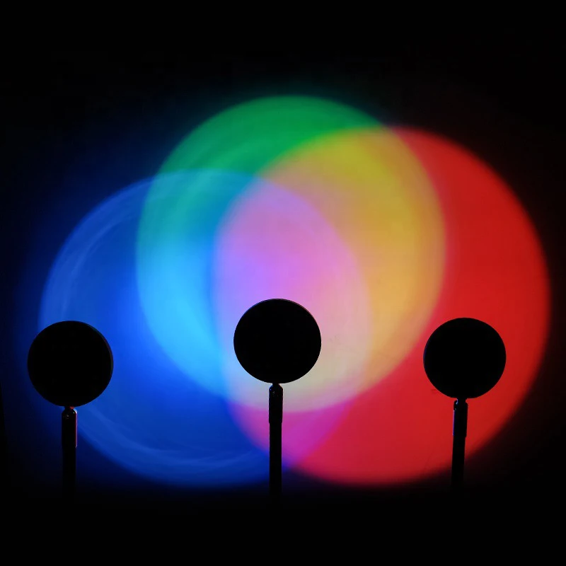 Smart LED Sunset Lamp Colorful - Smart Home Solution ulasan dan harga