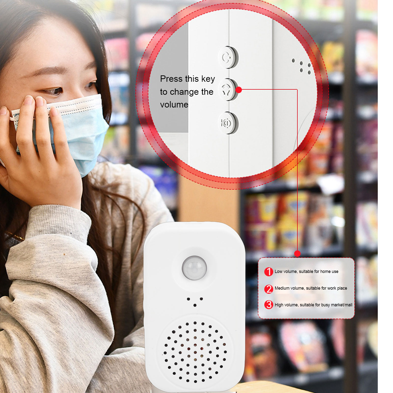 PIR Motion Sensor Activated Vo - Pir Motion Sensor ulasan dan harga