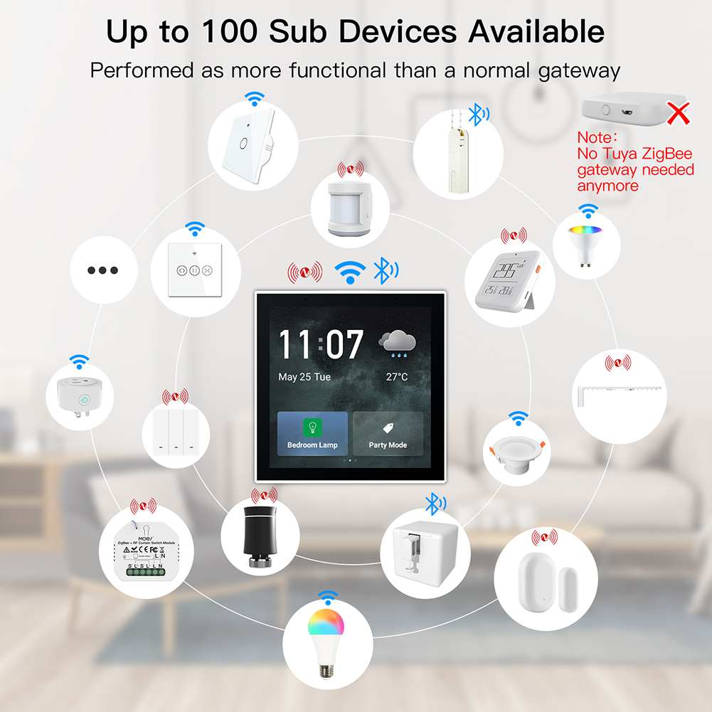 ljc 2026new Tuya 4 Inch Multi- - Smart Home Tuya ulasan dan harga