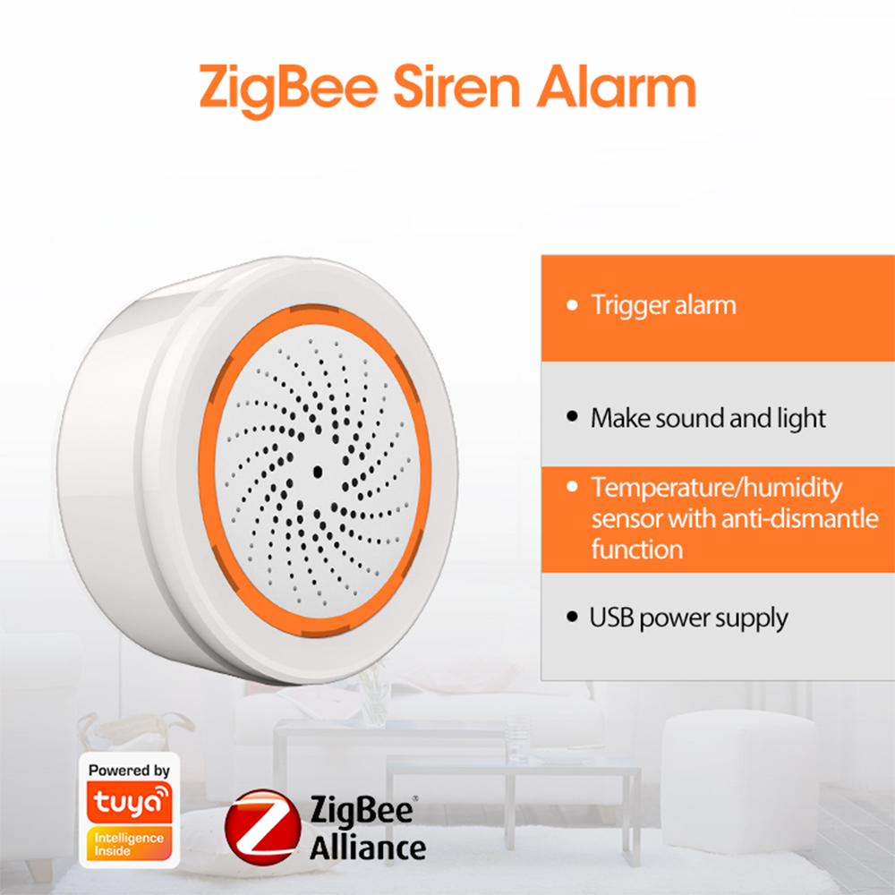 NEO-Tuya Zigbee Siren Gateway  - Smart Home Hub 2 ulasan dan harga