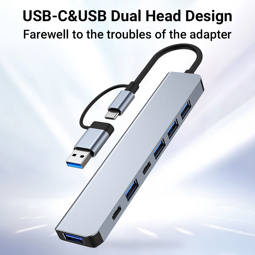 7 in 2 USB C Hub Expander Mult - Smart Home Hub 2 ulasan dan harga