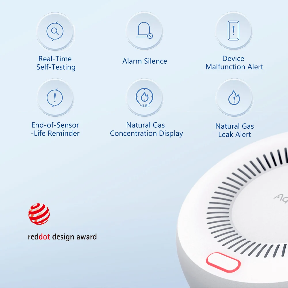 Aqara Natural Gas Detector Sma - Smart Home Xiaomi ulasan dan harga