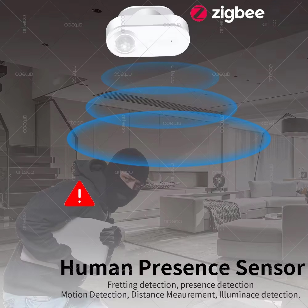 3 In 1 Zigbee Human Presence S - Pir Motion Sensor ulasan dan harga