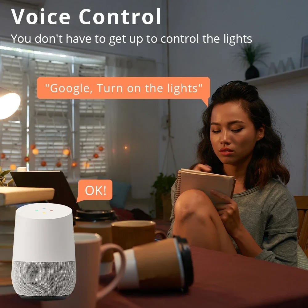 Zemismart Matter WiFi Smart Le - Smart Home Yellow ulasan dan harga
