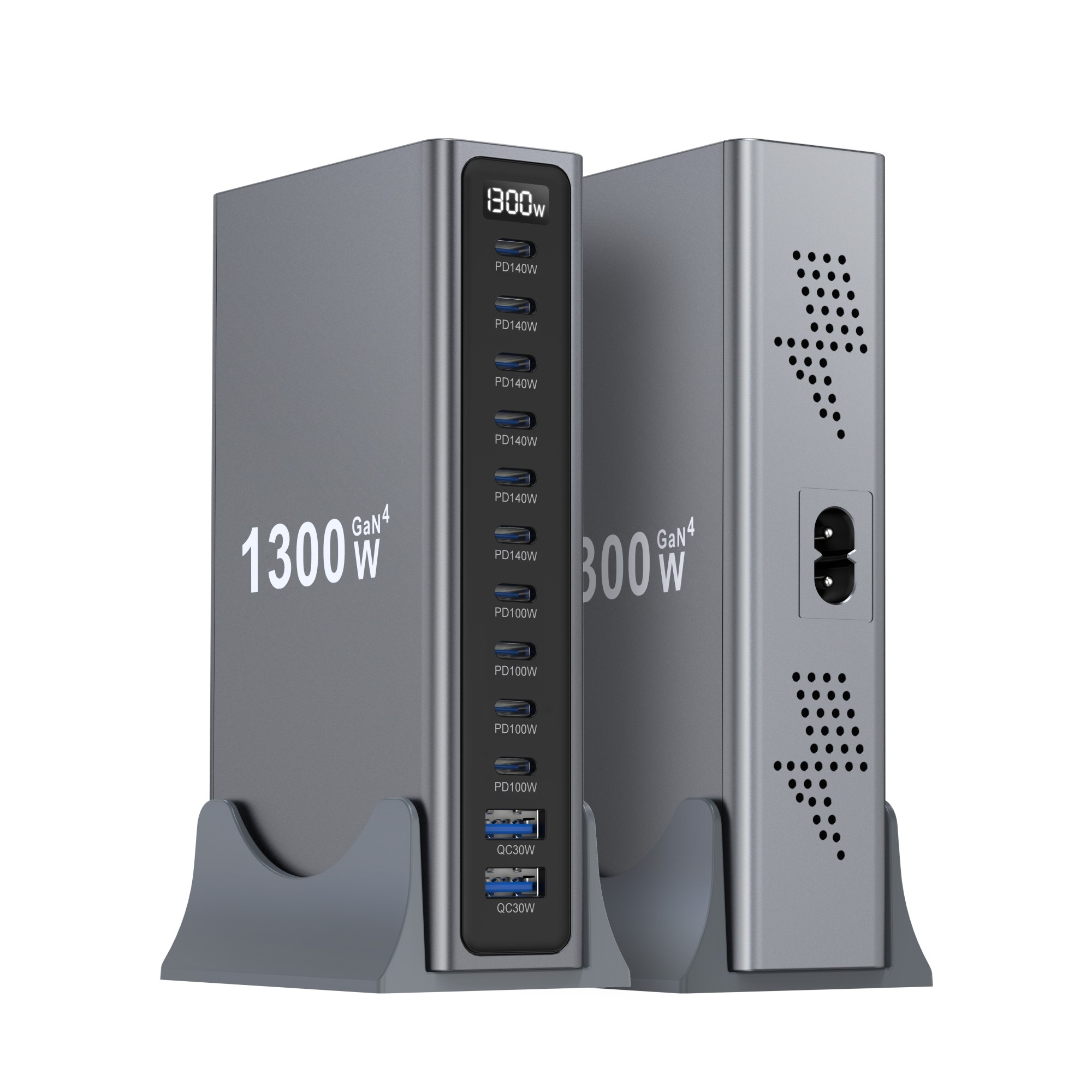 1300W GaN IV 12-Port USB C Cha - Smart Home Hub 2 ulasan dan harga