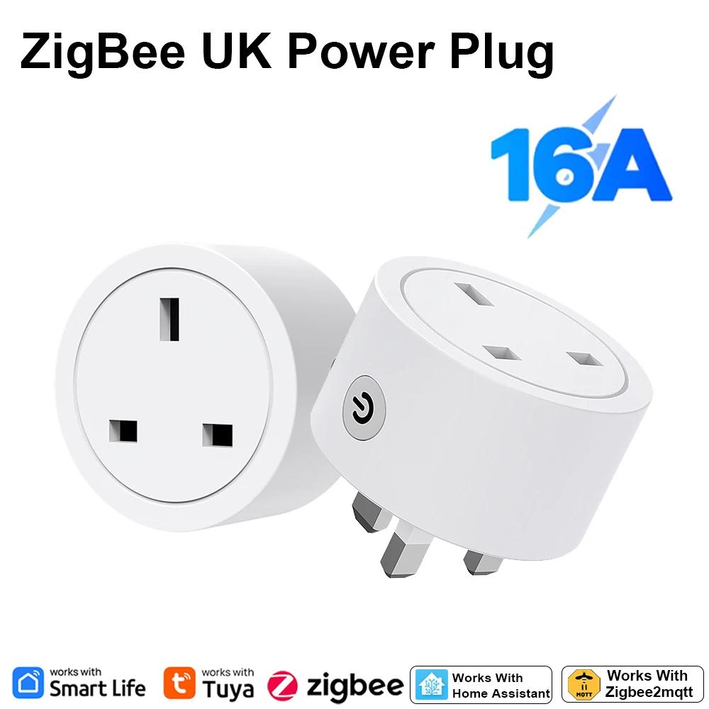 Zigbee Smart Plug 16A UK Socke - Smart Home Zigbee ulasan dan harga