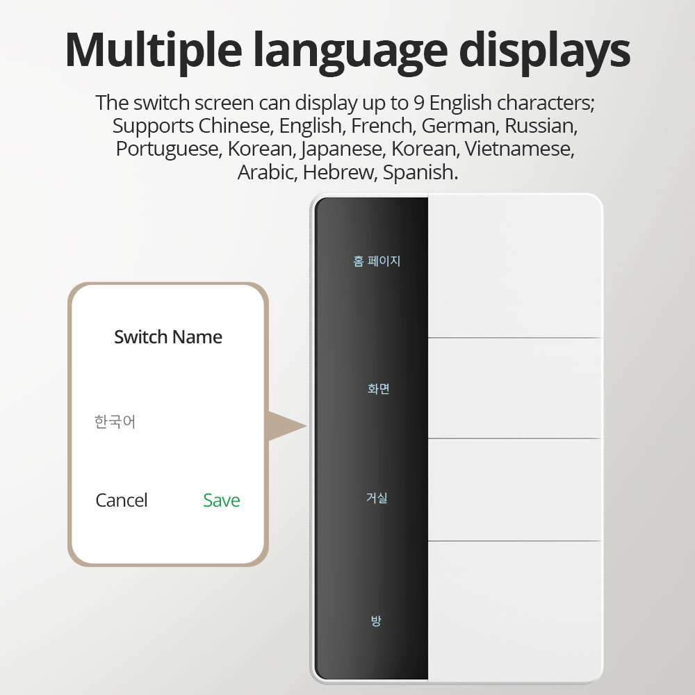1234 Gang US Type Zigbee Push  - Smart Home Zigbee ulasan dan harga