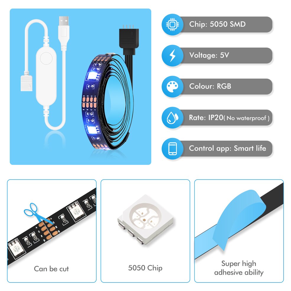 Tuya Zigbee Smart Led Lights F - Smart Home Yellow ulasan dan harga