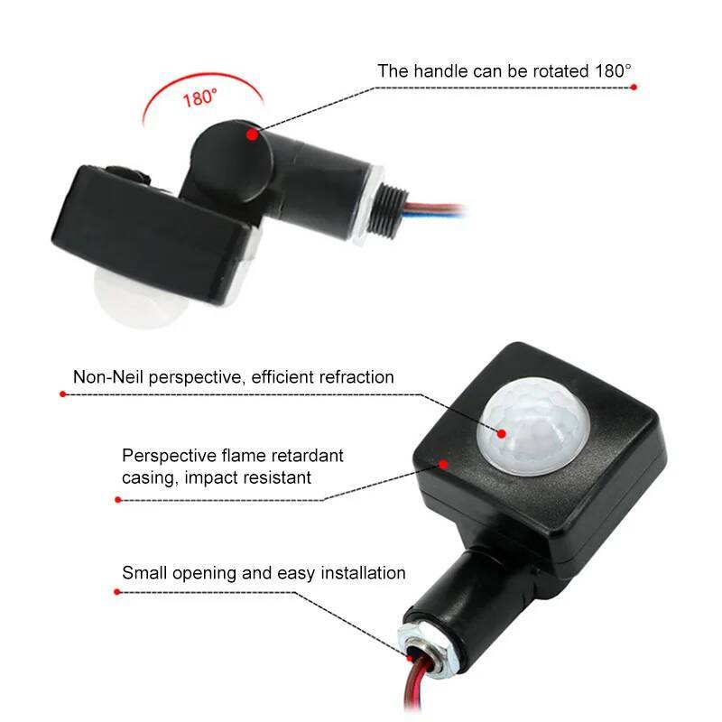 Motion Sensor PIR Switch Light - Pir Motion Sensor ulasan dan harga