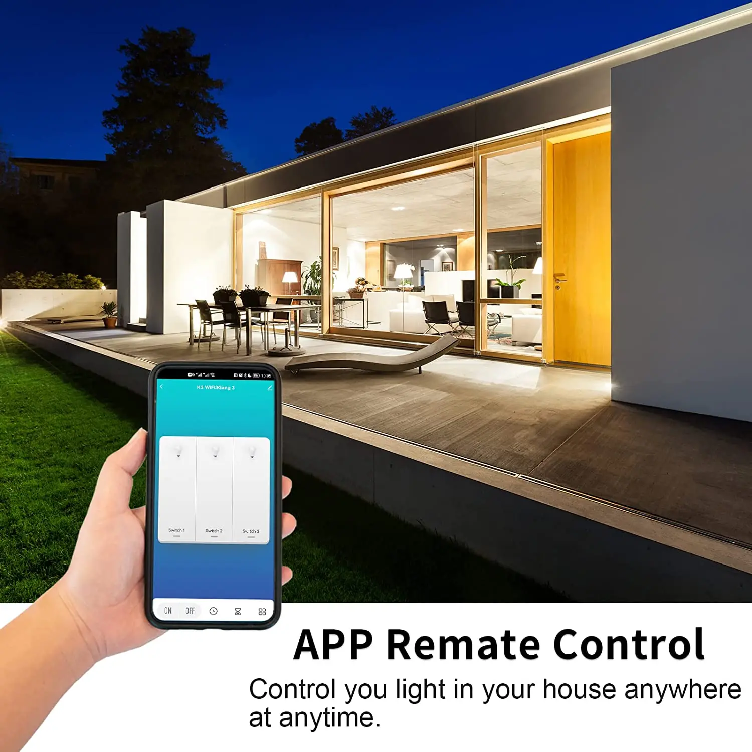Tuya Wifi EU Smart Switches 1/ - Smart Home Google ulasan dan harga
