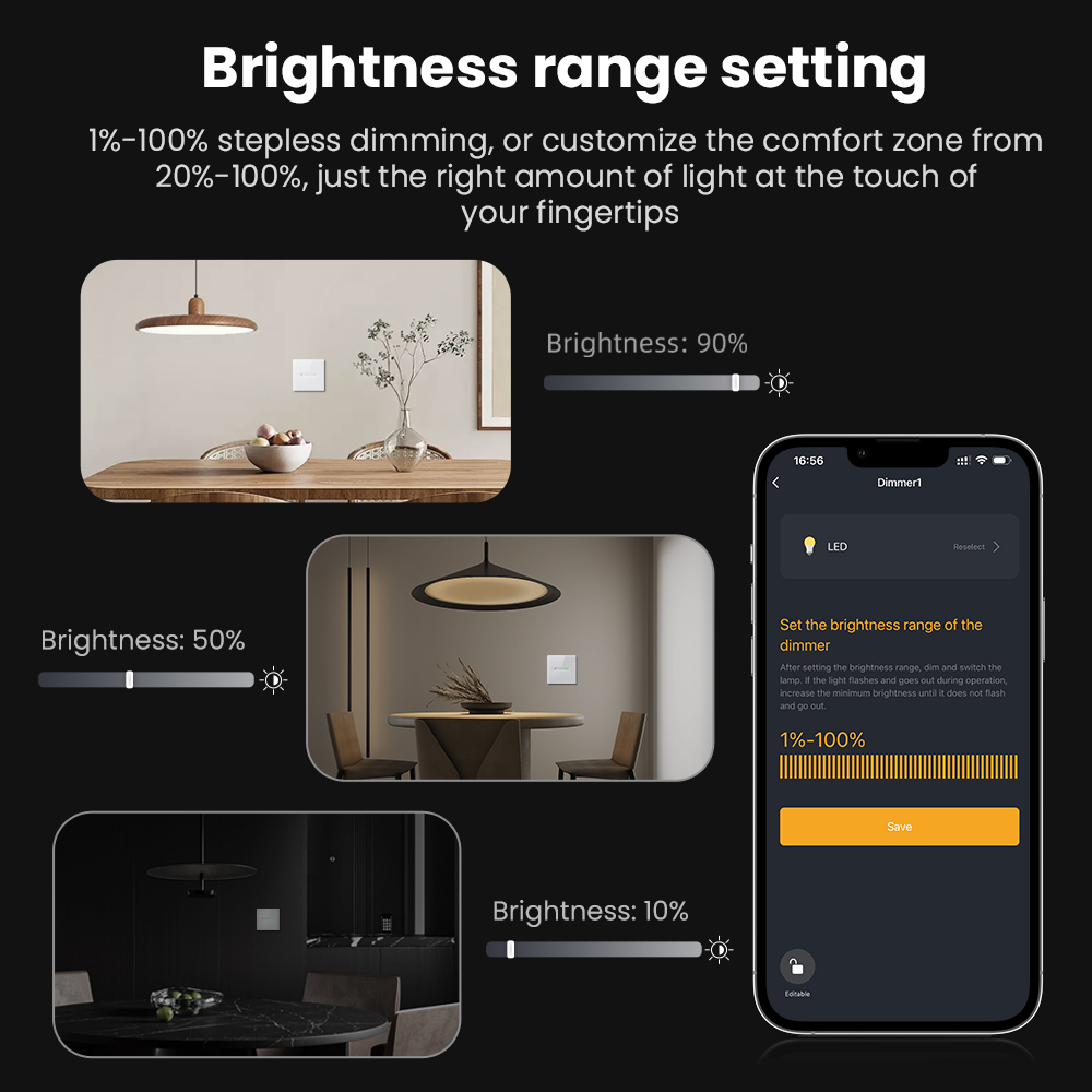 AVATTO WiFi 1/2 Gang Smart Dim - Smart Home Tuya ulasan dan harga