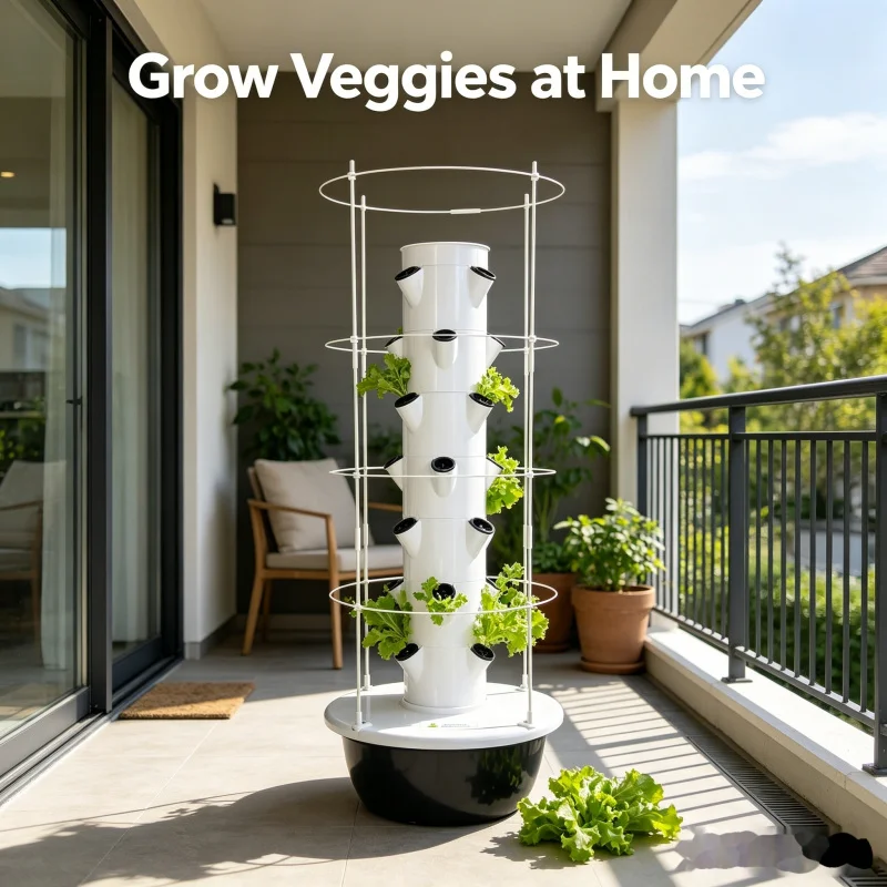 Smart Vertical Hydroponic Towe - Smart Home Kit ulasan dan harga