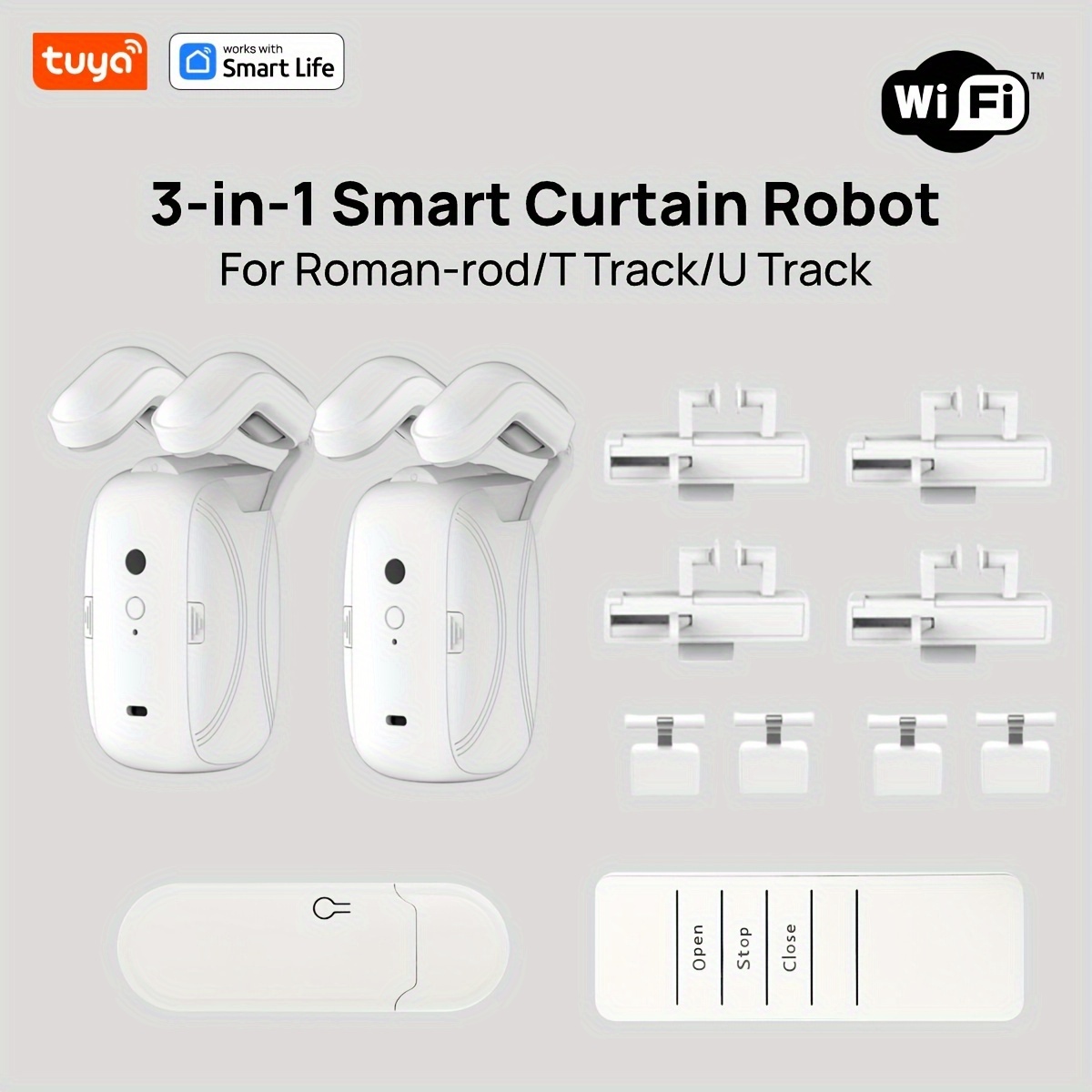 1/2PCS Tuya Smart WiFi Curtain - Smart Home Wifi Hub ulasan dan harga