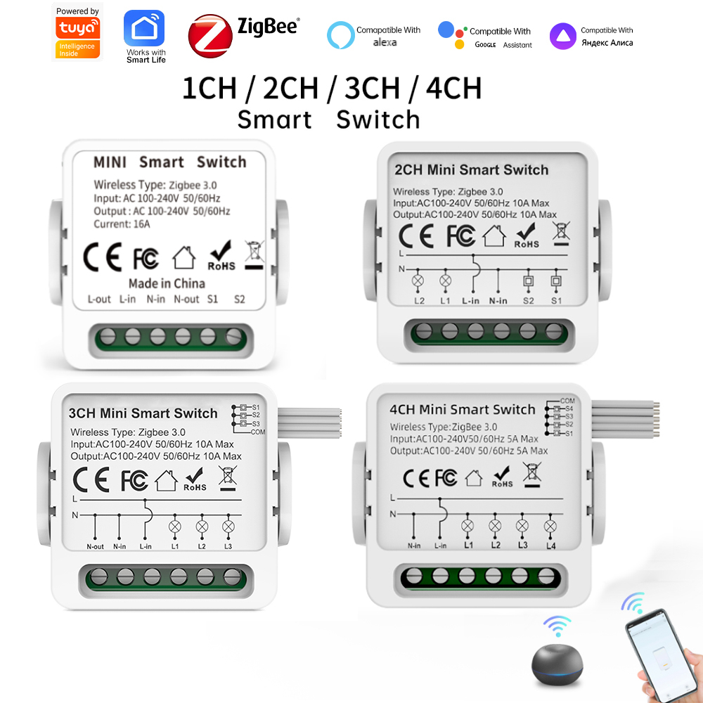 Tuya Zigbee 3.0 Smart Switch 1 - Smart Home Tuya ulasan dan harga