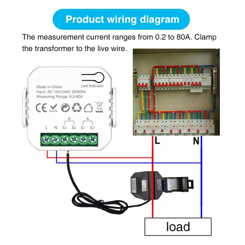 Tuya Wifi Smart Power Meter wi - Smart Home Tuya ulasan dan harga
