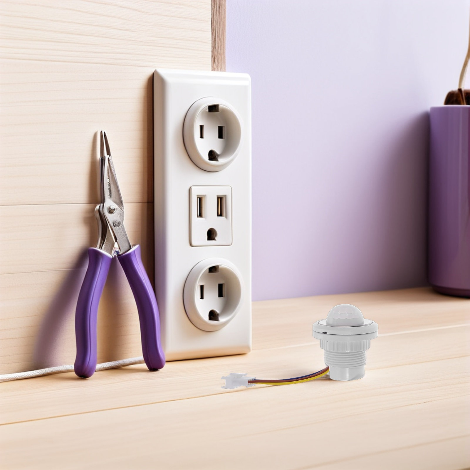 Smart Motion Sensor Light Swit - Pir Motion Sensor ulasan dan harga