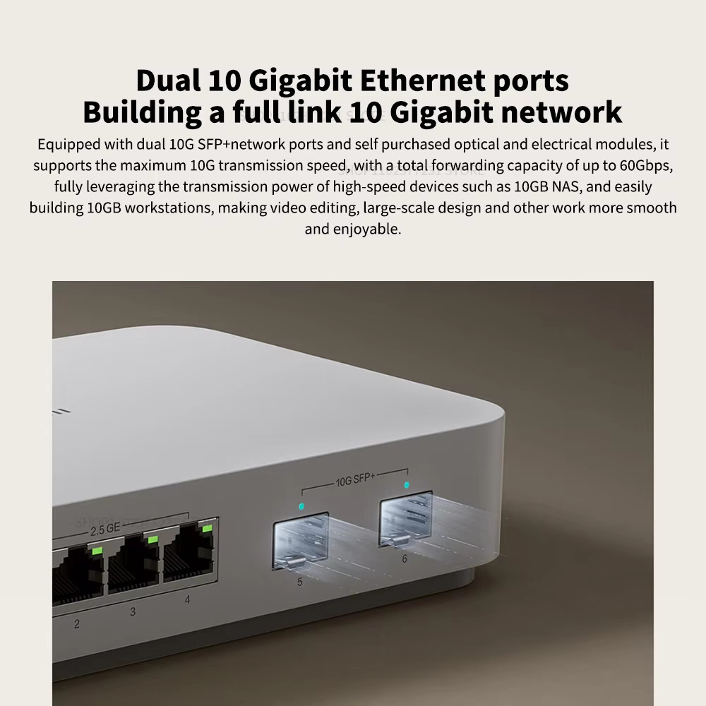 NEW Xiaomi 10G Ethernet Switch - Smart Home Hub 2 ulasan dan harga