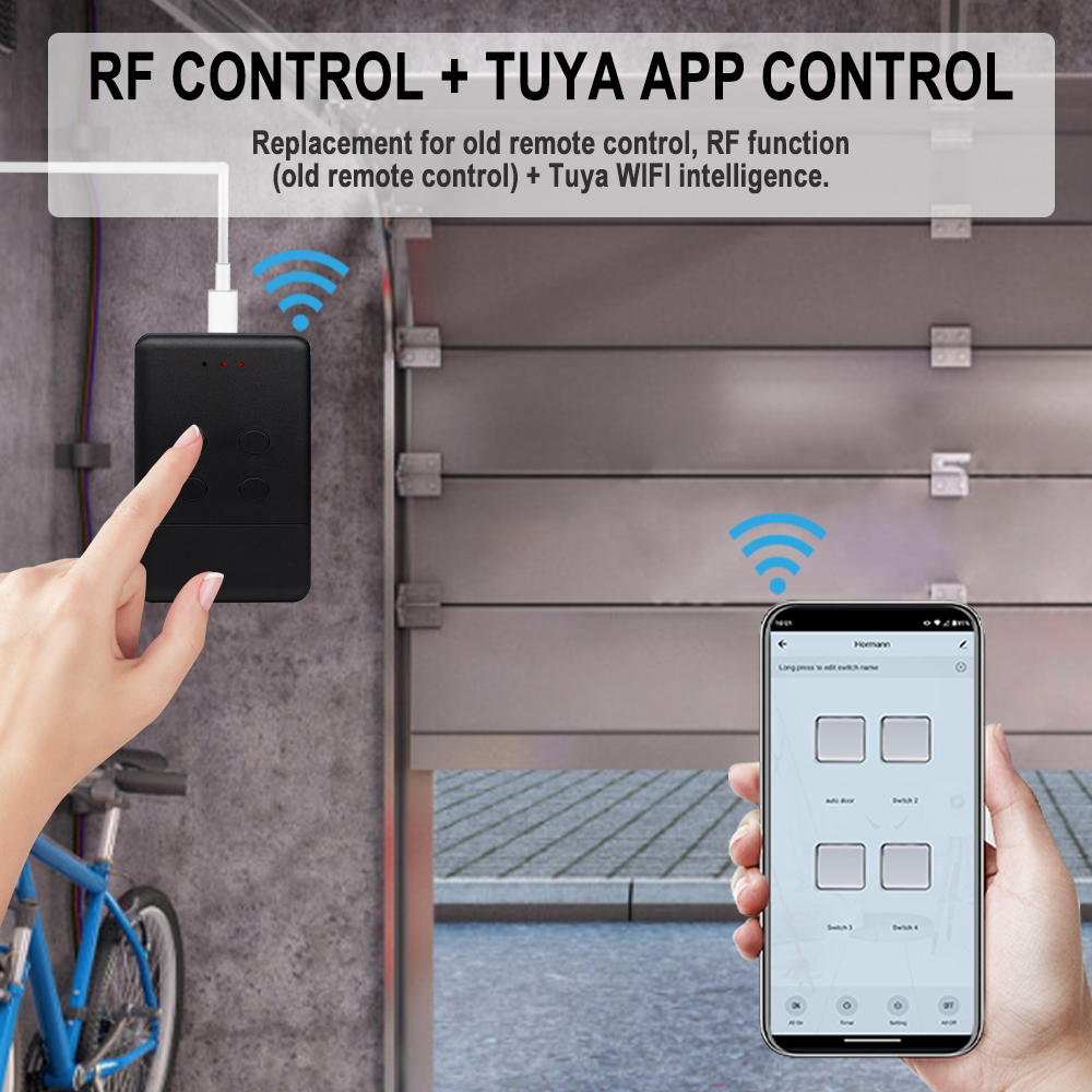 NOVOFERM Wifi RF 2 in 1 Smart  - Smart Garage Door Opener ulasan dan harga