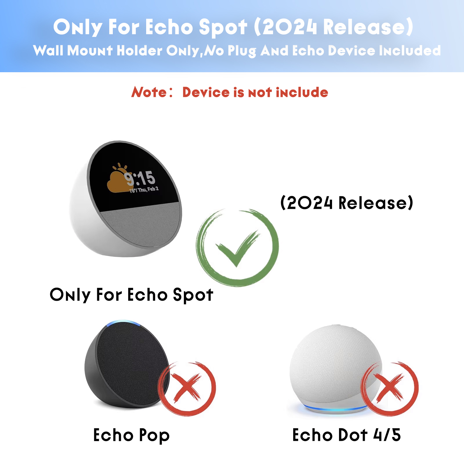 Wall Mount for Echo Dot Gen 5  - Amazon Speaker Echo Pop ulasan dan harga