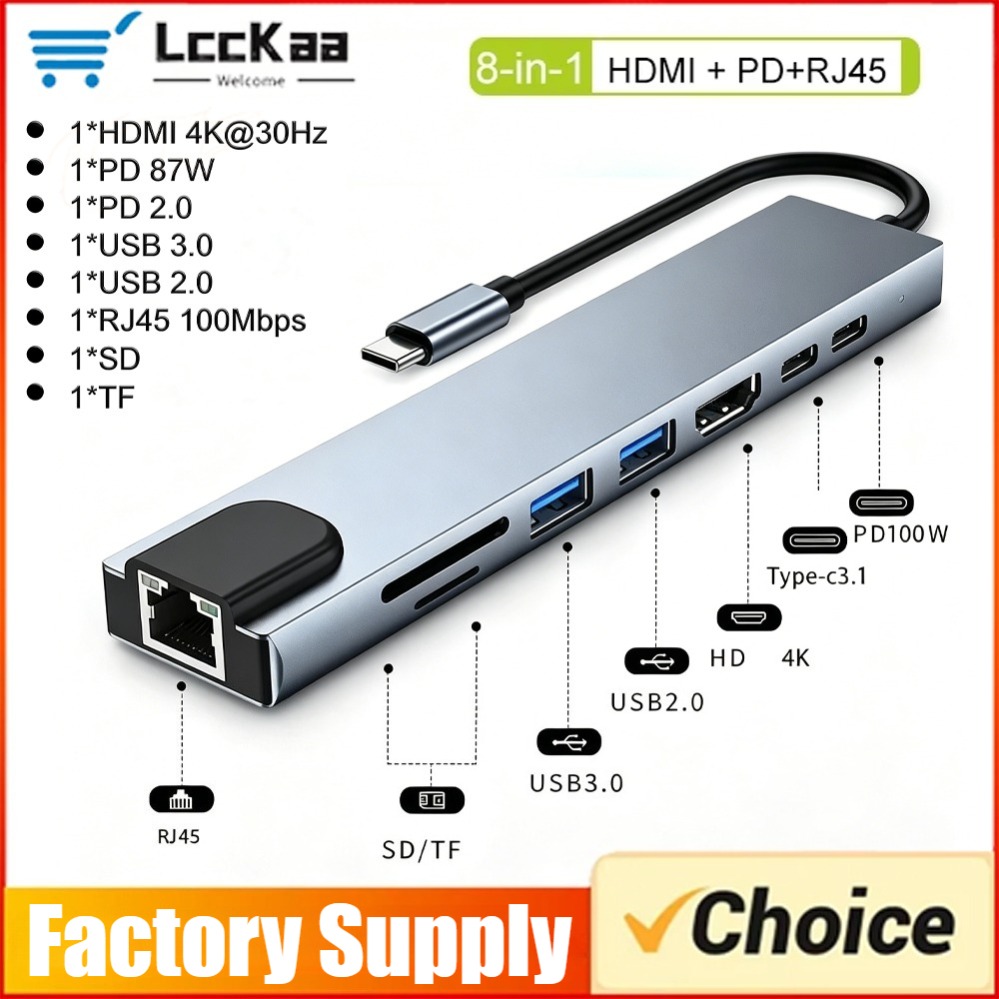 8In1/2 7in1/2 USB C Hub Type C - Smart Home Hub 2 ulasan dan harga