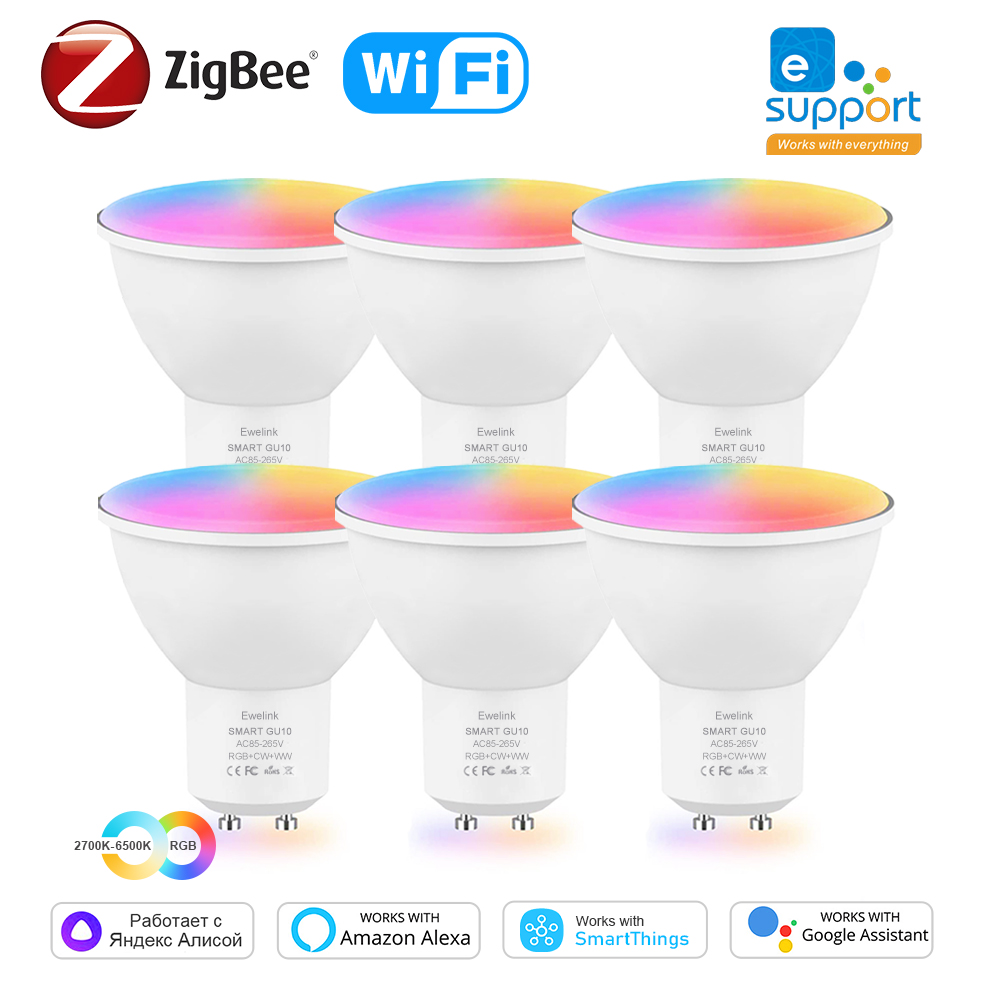 Smart ZigBee GU10 WiFi Smart L - Smart Home Yellow ulasan dan harga