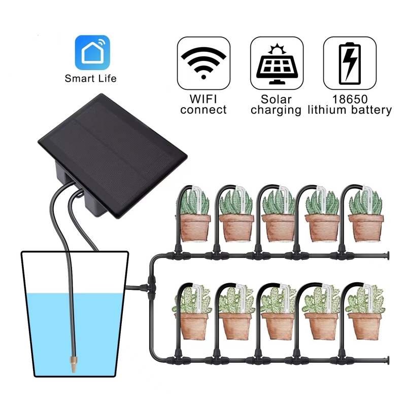 WIFI Solar Automatic Watering  - Smart Home Kit ulasan dan harga