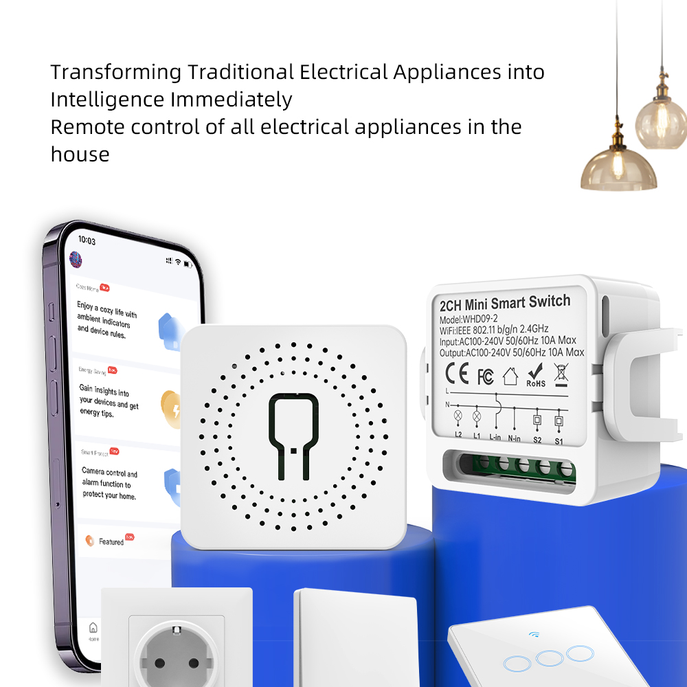 2 Way Tuya Smart Switch 2Gang  - Smart Home Life ulasan dan harga