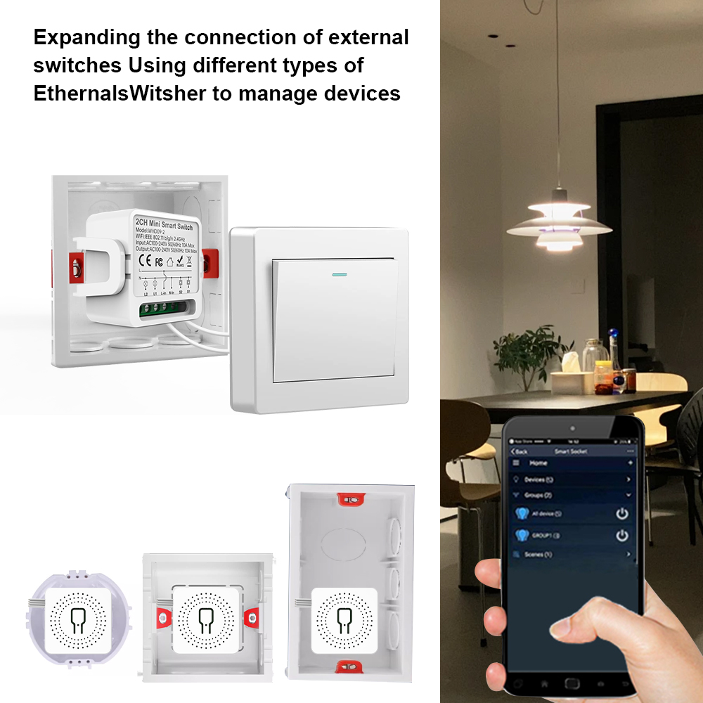 2 Way Tuya Smart Switch 2Gang  - Smart Home Life ulasan dan harga