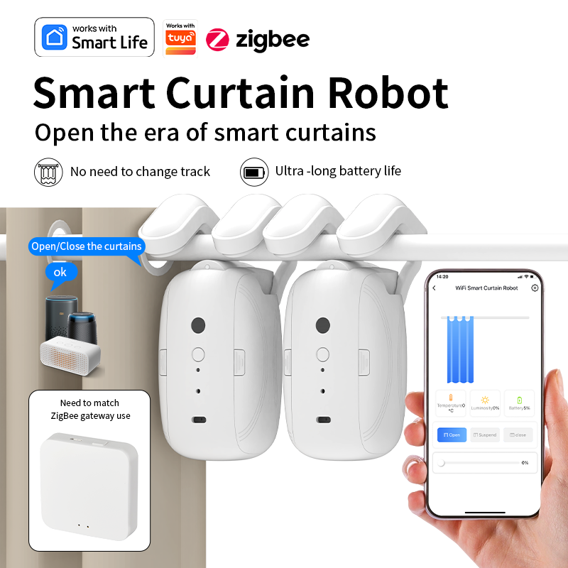 Zigbee Smart Curtain Driver Ro - Smart Home Zigbee ulasan dan harga