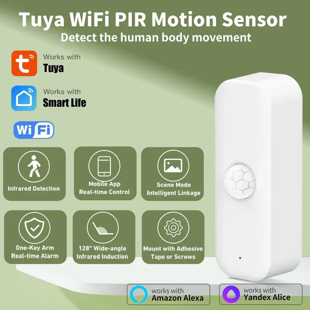 Tuya WiFI Motion Sensor PIR Sm - Pir Motion Sensor ulasan dan harga