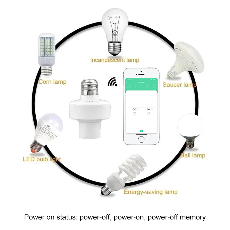 Tuya Smart E27 Socket Switch A - Smart Home Tuya ulasan dan harga
