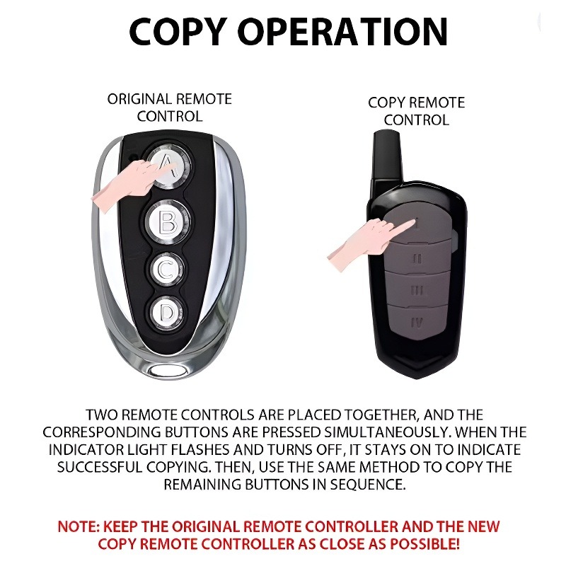 433MHz Wireless Auto Copy Remo - Smart Garage Door Opener ulasan dan harga