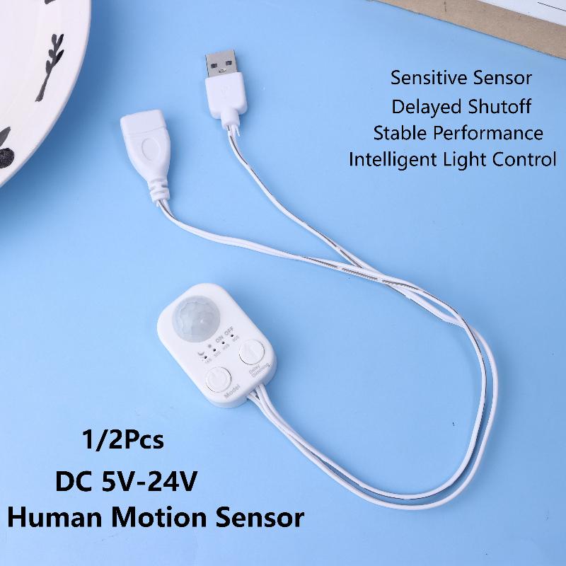 1Pcs DC 5V-24V USB PIR Human M - Pir Motion Sensor ulasan dan harga