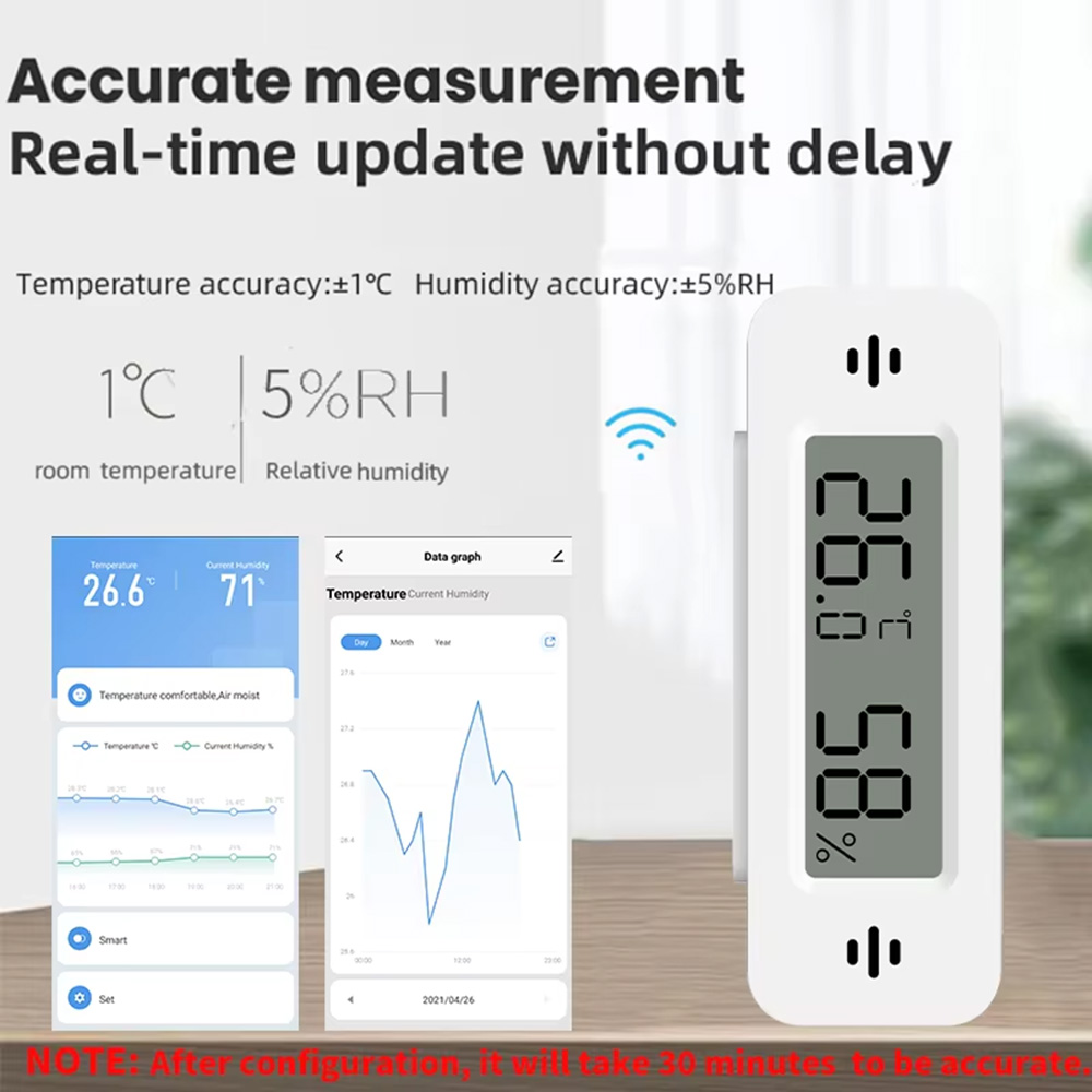 Tuya Zigbee WiFi Mini Temp & H - Smart Home Simple ulasan dan harga