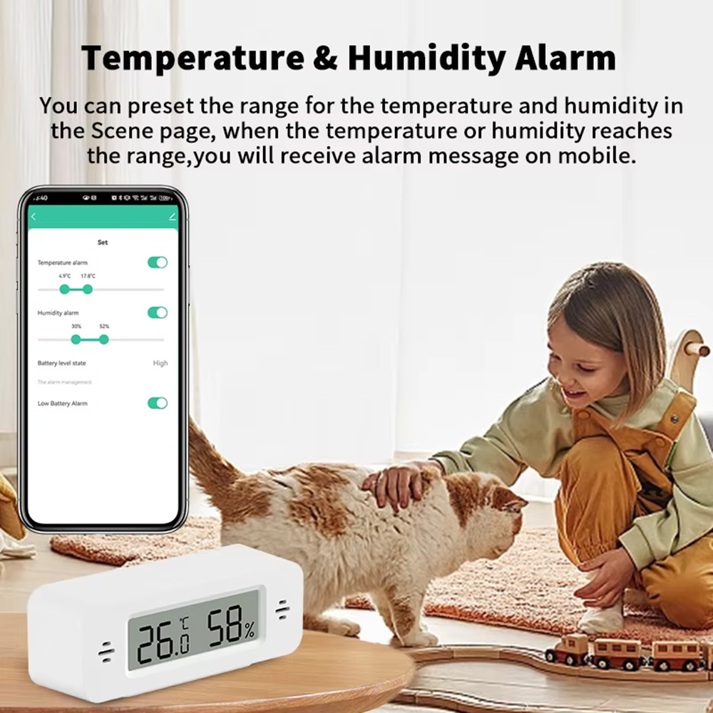Tuya Zigbee WiFi Mini Temp & H - Smart Home Simple ulasan dan harga