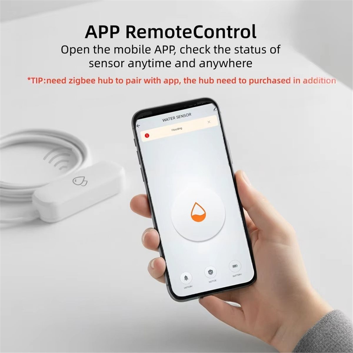 Compatible ZigBee Water Leak S - Smart Home Tuya ulasan dan harga