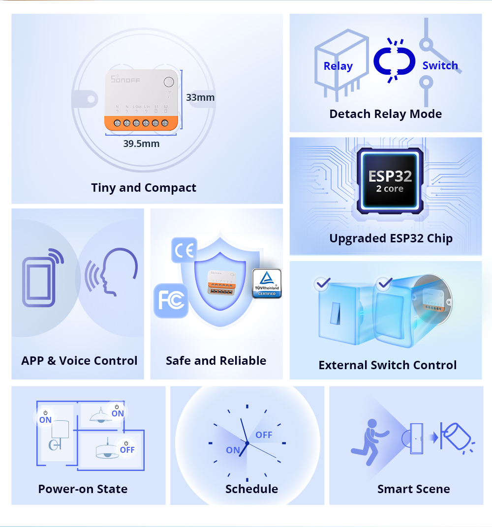 Sonoff Mini R4 Extreme Wifi Sm - Smart Home Simple ulasan dan harga